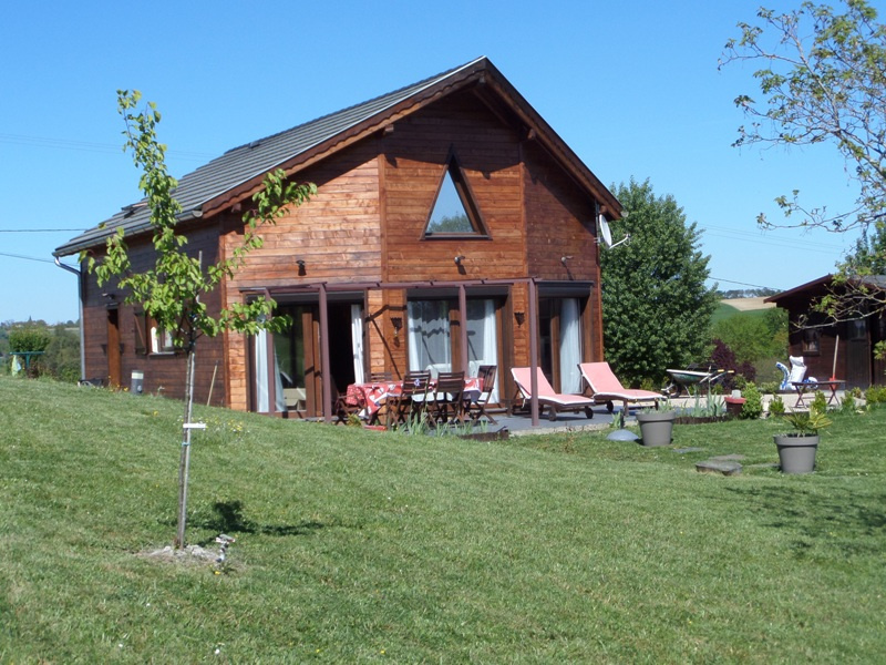 Maison en bois en campagne à 12 mn de Marmande