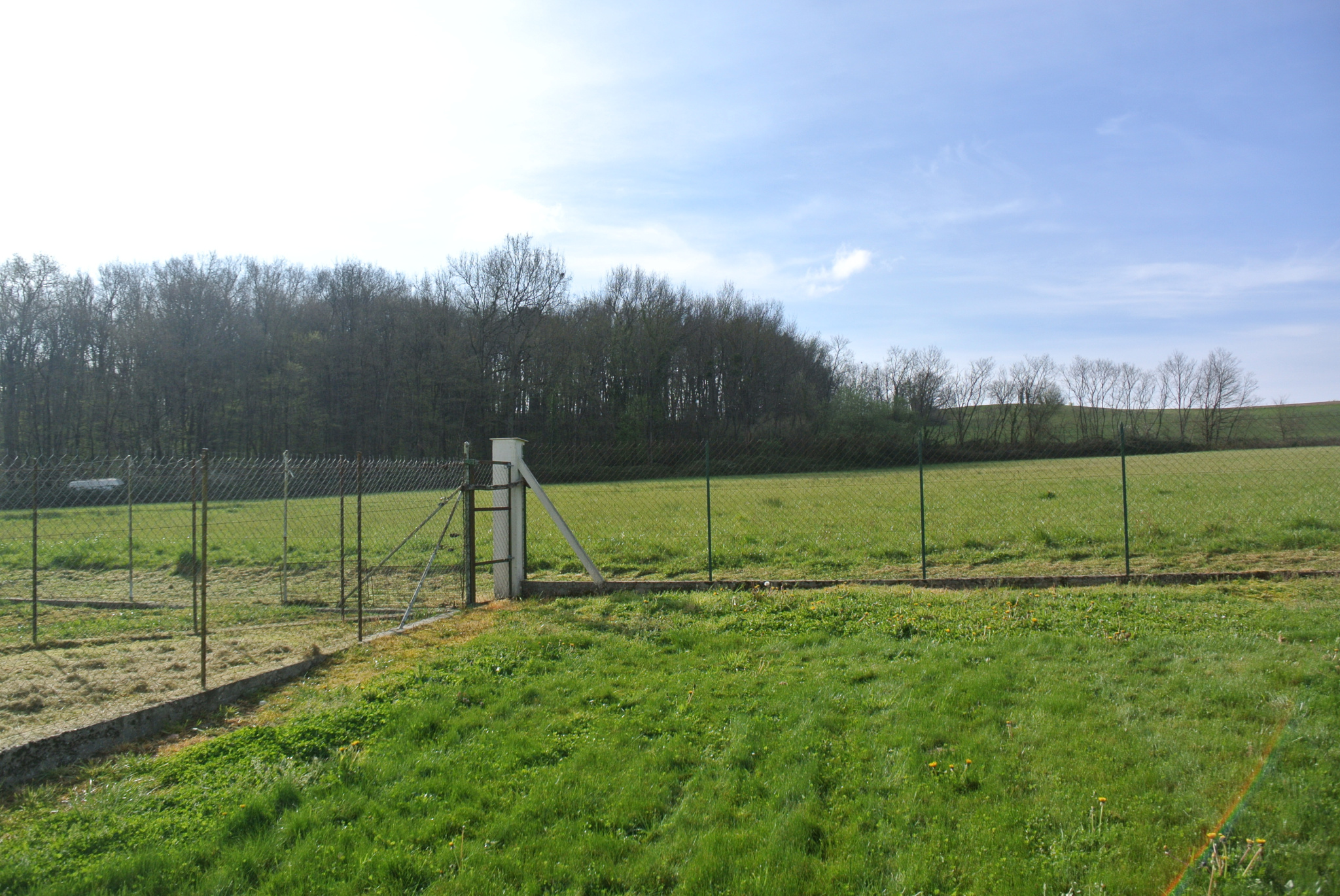 En campagne dans un environnement calme