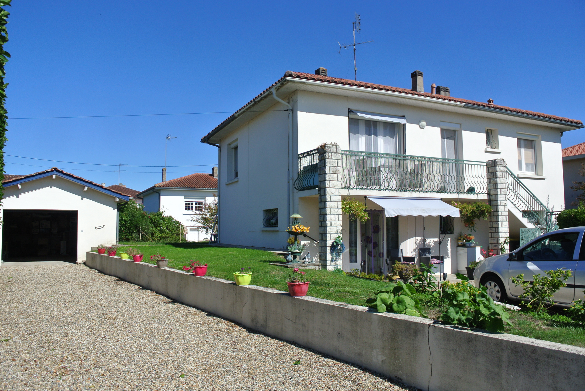 Maison avec 2 niveaux habitables
