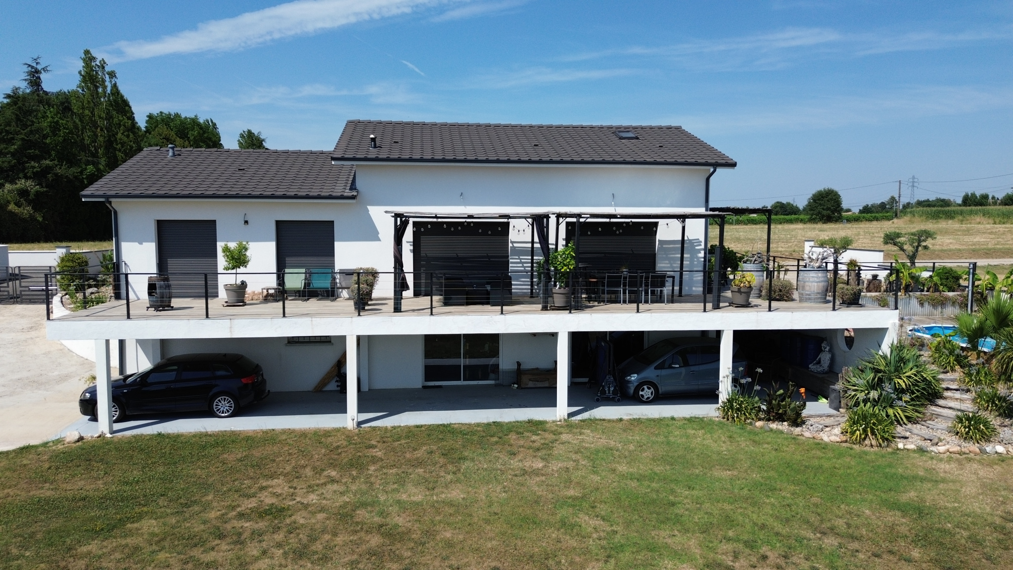 MAISON CONTEMPORAINE avec vue à 1 h de Bordeaux